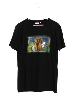 Koszulka męska z nadrukiem Ryś, Niedźwiedź i Wilk