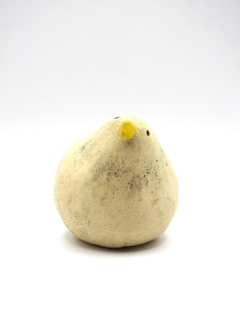Ptak ceramiczny z brązowym ogonem Ptak ceramiczny z brązowym ogonem