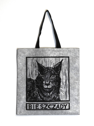 Torba filcowa z grafiką Ryś