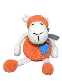 Pluszowa owca pomarańczowa maskotka