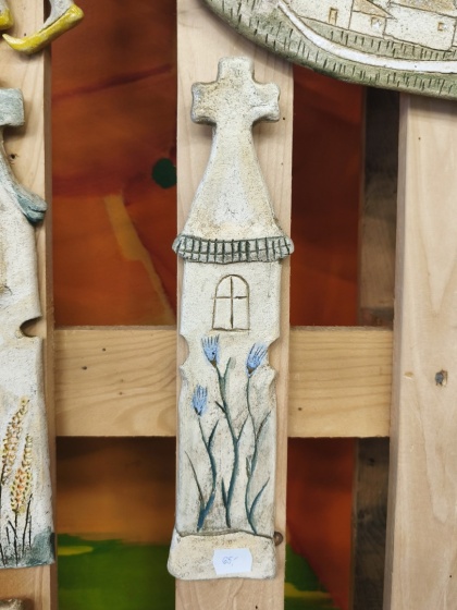 Kapliczka duża ceramiczna Bi ozdoba na ścianę ceramika 2