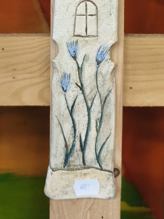 Kapliczka duża ceramiczna Bi ozdoba na ścianę ceramika 2