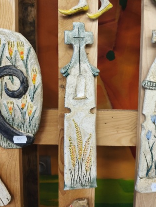 Kapliczka duża ceramiczna Bi ozdoba na ścianę ceramika 1