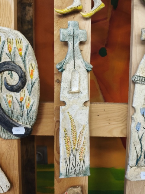 Kapliczka duża ceramiczna Bi ozdoba na ścianę ceramika 1