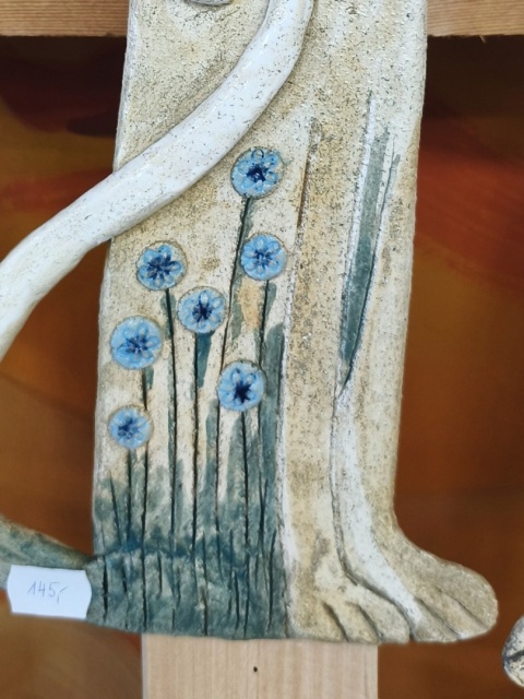 Kot ceramiczny Bi ozdoba na ścianę ceramika 2
