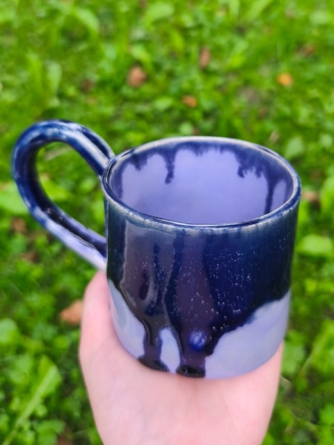 Kubek ceramiczny, ręcznie lepiony nr 4