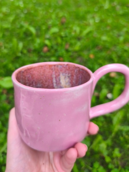 Kubek ceramiczny, ręcznie lepiony nr 5