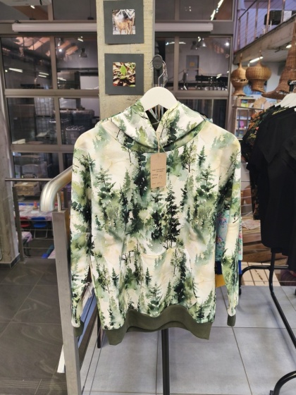Leśna bluza damska "Las zielony"