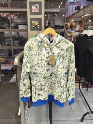 Leśna bluza damska "Bławatki"