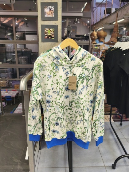 Leśna bluza damska "Bławatki"