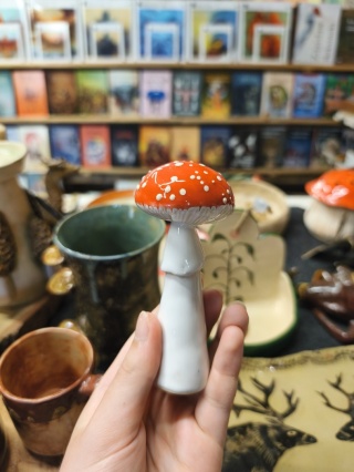 Muchomor ceramiczny do postawienia figurka 2
