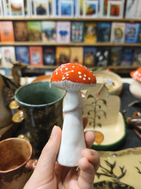 Muchomor ceramiczny do postawienia figurka 2