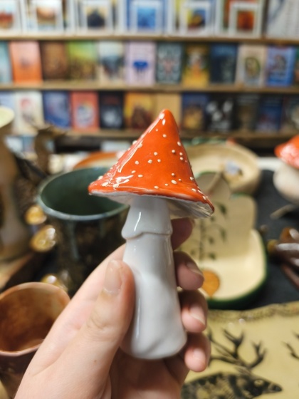 Muchomor ceramiczny do postawienia figurka 1