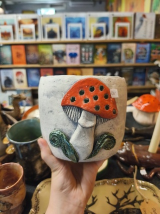 Osłonka ceramiczna z muchomorem 2