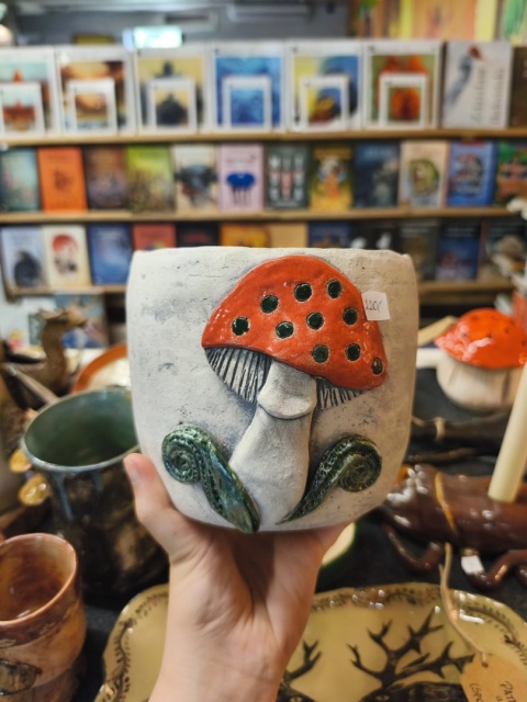 Osłonka ceramiczna z muchomorem 2