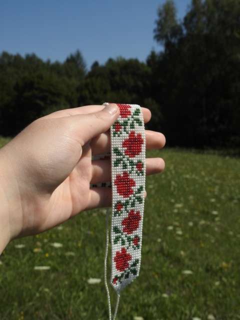 Sylianka z motywem róż