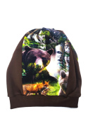 Leśna czapka zero waste "Zwierzęta w lesie"