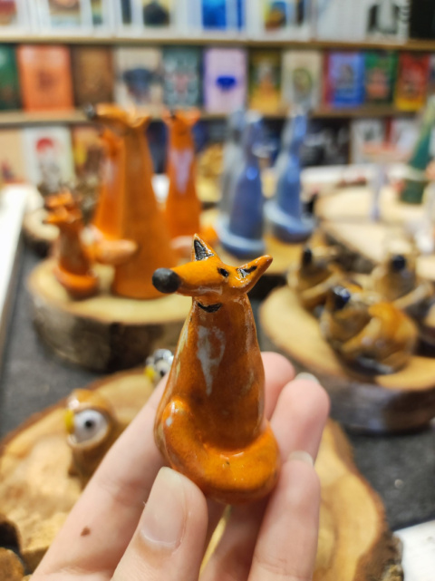 Lis ceramiczny mały Lis ceramiczny mały