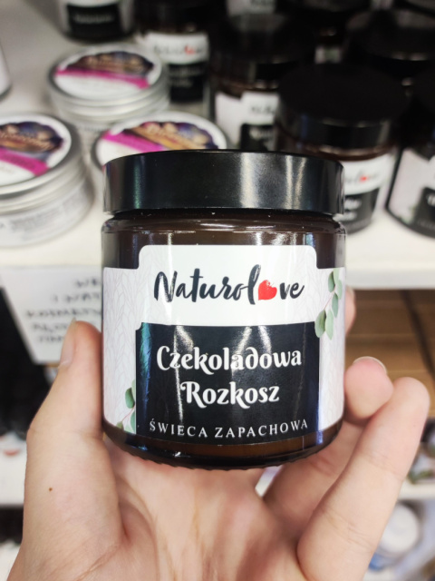 Świeca Sojowa Czekoladowa Rozkosz 120ml Świeca Sojowa Czekoladowa Rozkosz 120ml