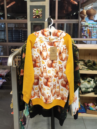 Leśna bluza dziecięca "Wiewiórki"