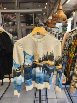 Bluza dziecięca "Jezioro" ręcznie szyta