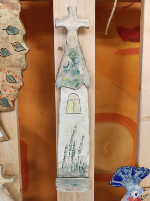 Kapliczka ceramiczna duża Bi 2