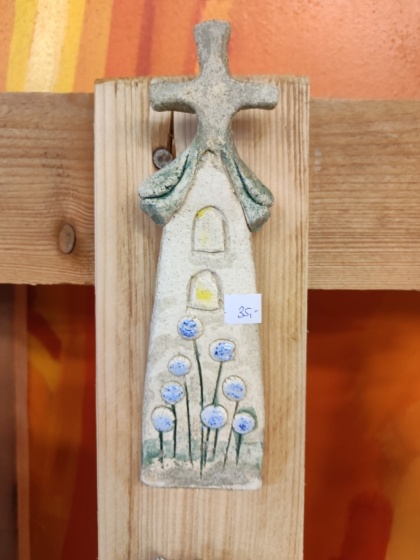 Kapliczka ceramiczna mała Bi