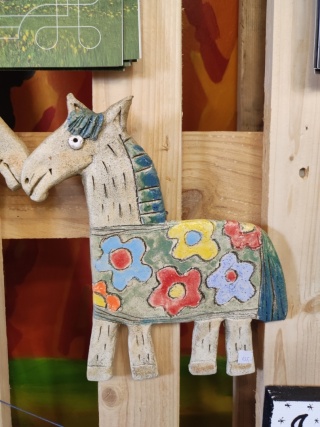Koń ceramiczny Bi