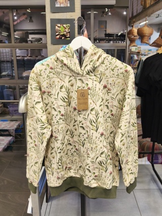 Leśna bluza damska "Czerwona koniczyna"