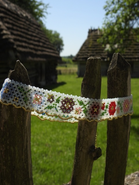 Rekonstrukcja drabynki z lat 20. XX wieku z Bojkowszczyzny wschodniej Rekonstrukcja drabynki z lat 20. XX wieku z Bojkowszczyzny wschodniej