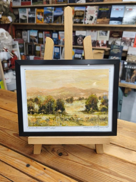 "Jesień w górach VI" - akryl w ramie mniejszy