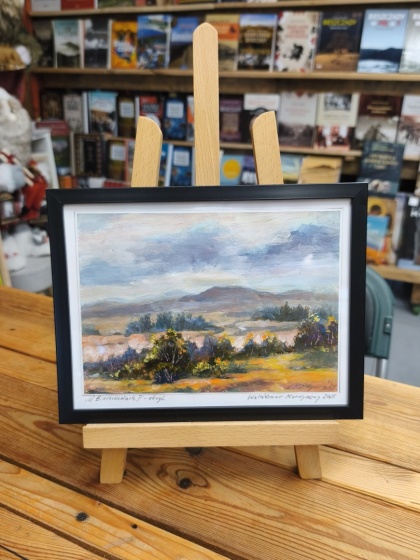 "W Bieszczadach II" - akryl w ramie mniejszy