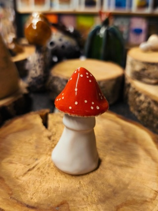 Muchomor ceramiczny figurka