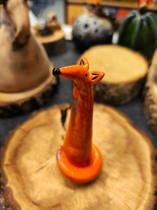 Lis ceramiczny figurka 2