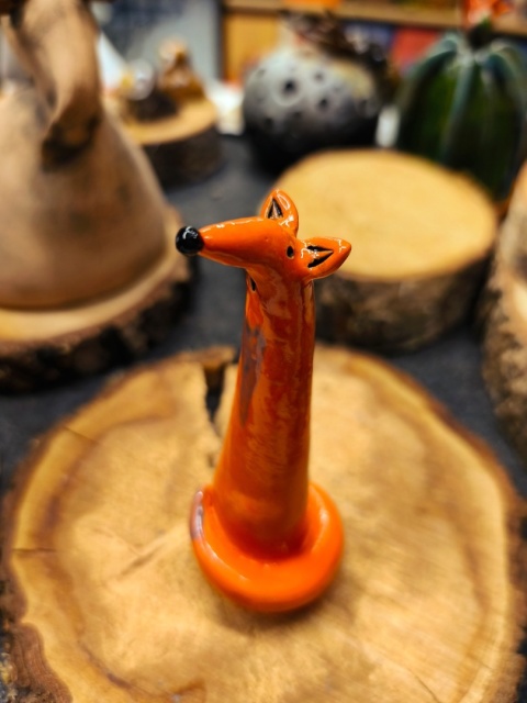 Lis ceramiczny figurka 2