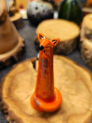 Lis ceramiczny figurka 2