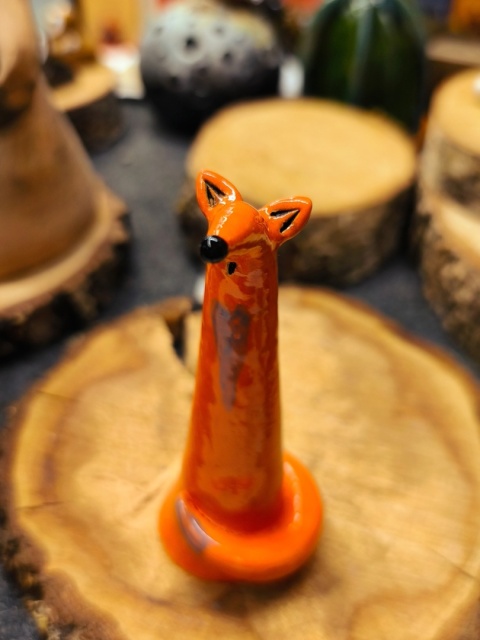 Lis ceramiczny figurka 2