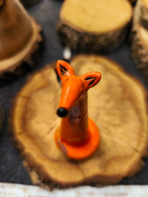 Lis ceramiczny figurka 2