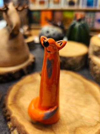 Lis ceramiczny figurka 3