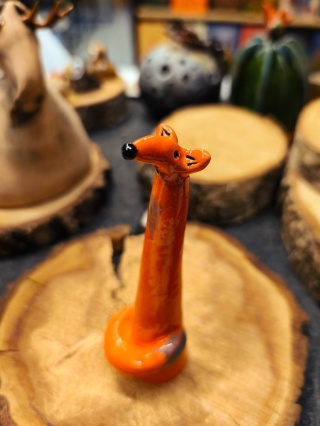 Lis ceramiczny figurka 4