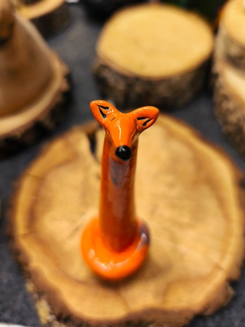 Lis ceramiczny figurka 4