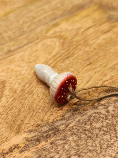 Muchomor ceramiczny zawieszka 2