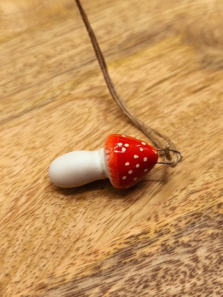 Muchomor ceramiczny zawieszka 3