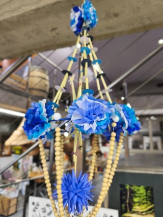 Pająk ludowy obręczowy niebieski