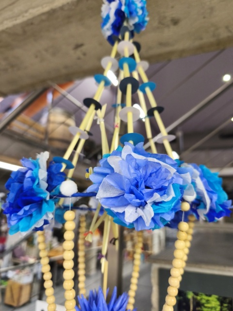 Pająk ludowy obręczowy niebieski