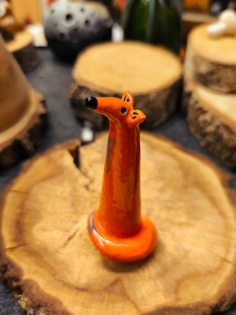 Lis ceramiczny figurka 1