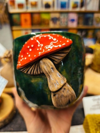 Osłonka ceramiczna z muchomorem