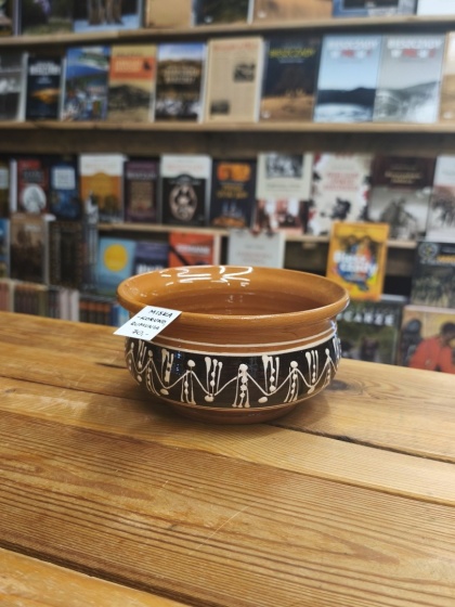 Miska ceramiczna z tradycyjnym wzorem - Korund, Rumunia