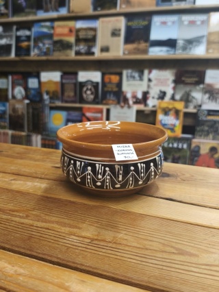 Miska ceramiczna z tradycyjnym wzorem - Korund, Rumunia