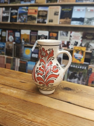 Dzbanek ceramiczny z tradycyjnym wzorem 1 - Korund, Rumunia